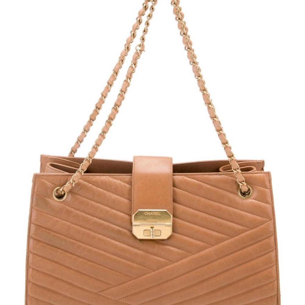 Chanel Gabrielle Tote Leather Bag - Picture 5 of 14